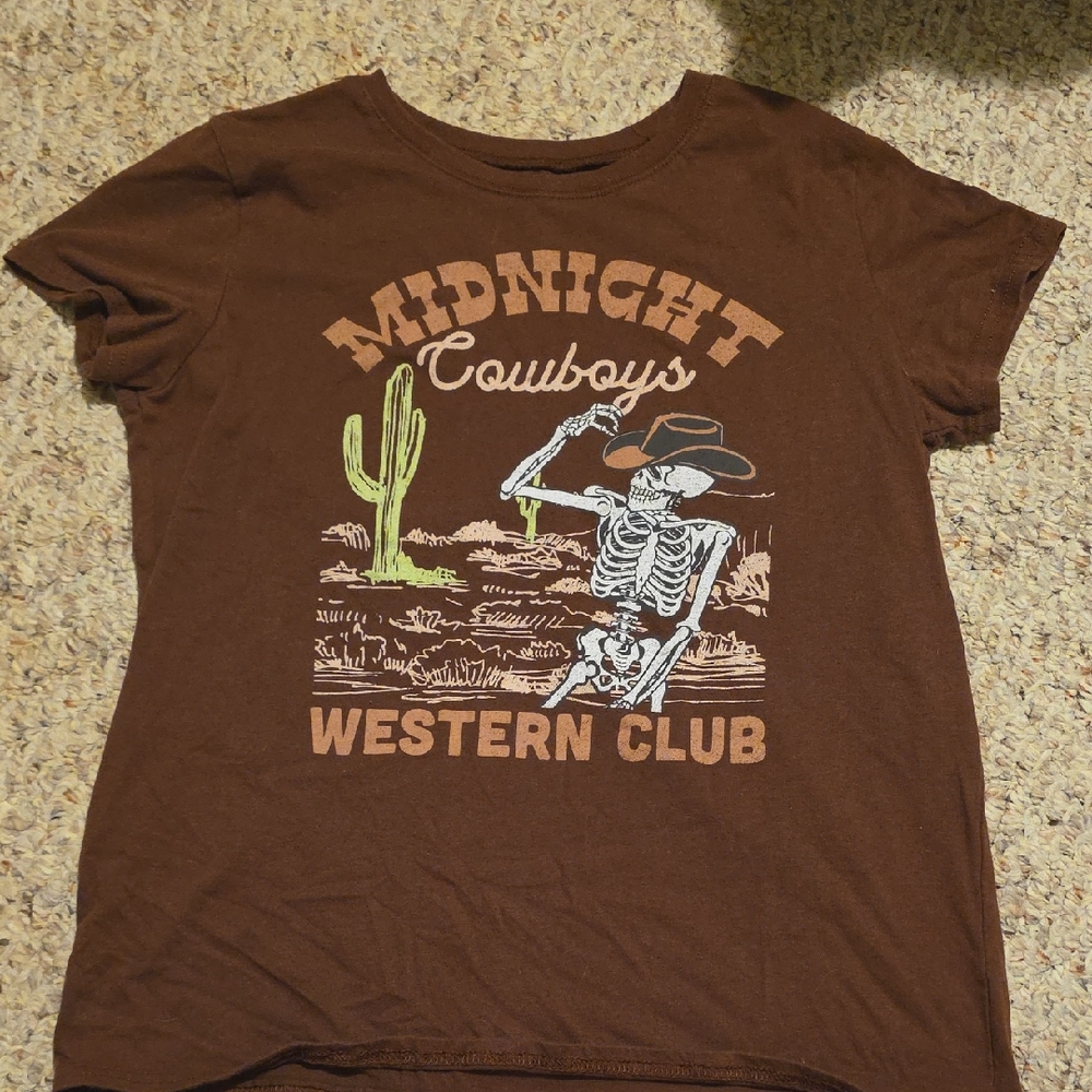 Buckle Brown 'Midnight Cowboys' Graphic Tee